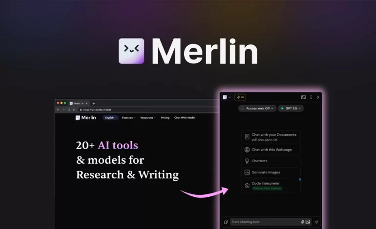 Merlin is a Chrome browser extension and web app that gives you access to popular AI models to research, summarize, and write content.